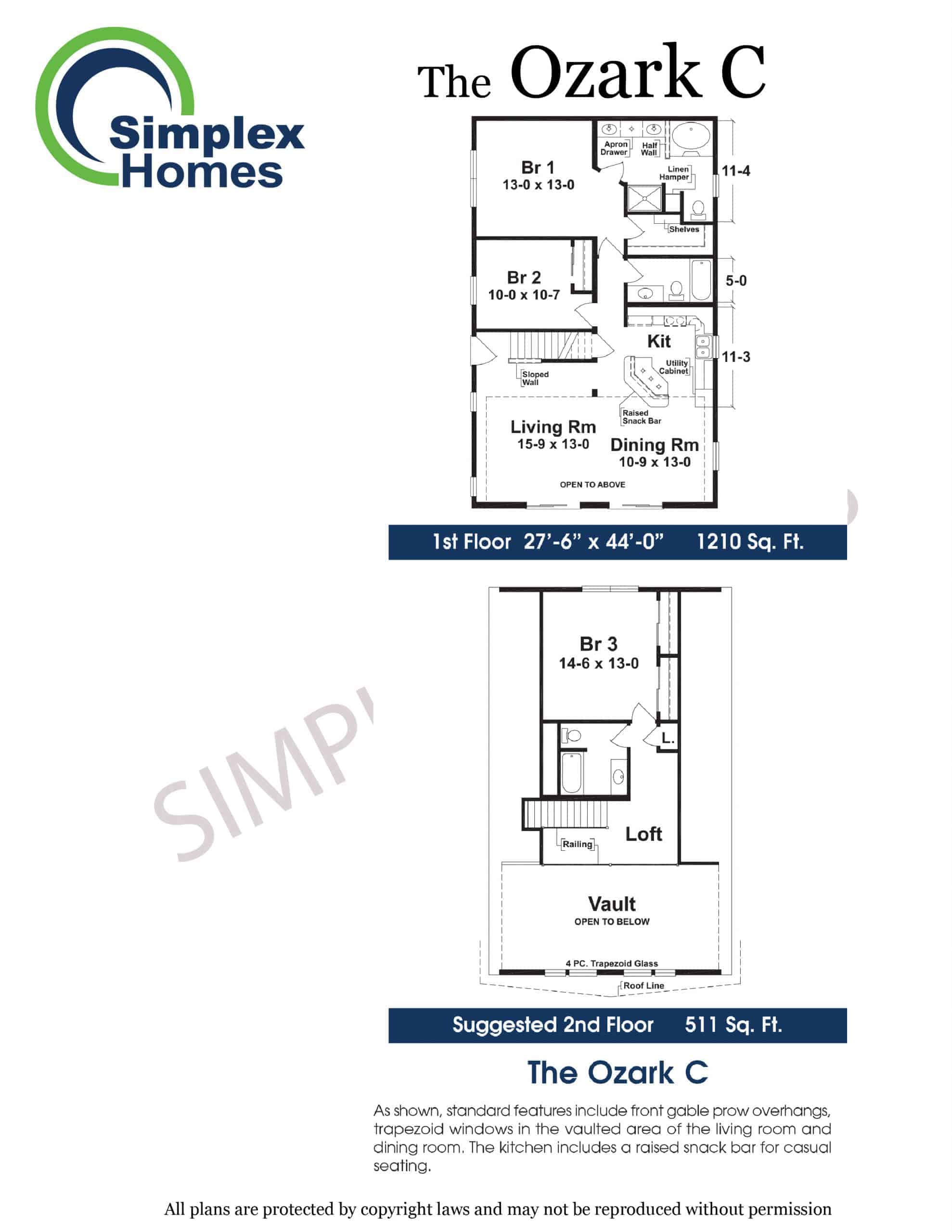 The Ozark C by Simplex Homes