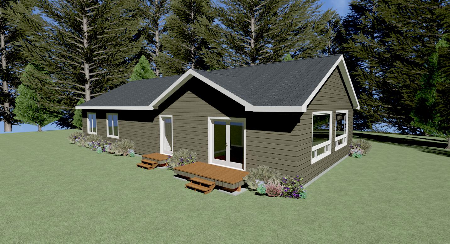 Hawks Nest – 29’x60′ Modular Home by TLC Modular Homes