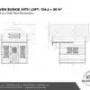 Haven™ Bunkie with Loft thumbnail 14